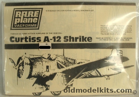 Rareplane 1/72 Curtiss A-12 Shrike plastic model kit